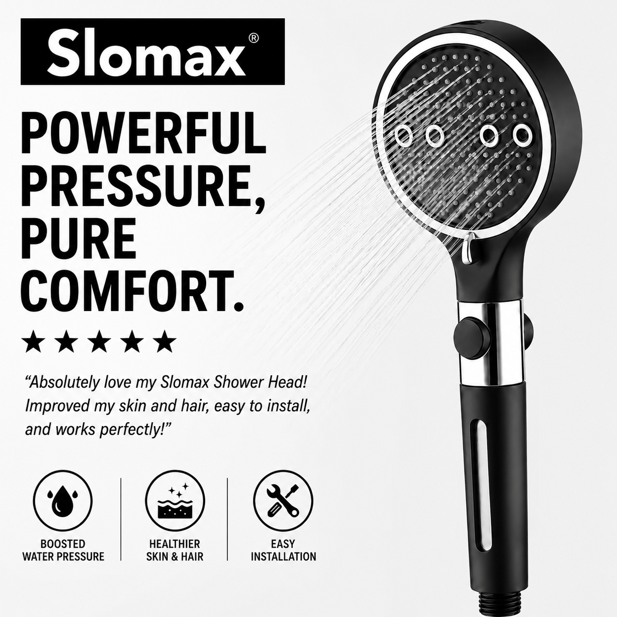 Slomax™ The Filtered Showerhead