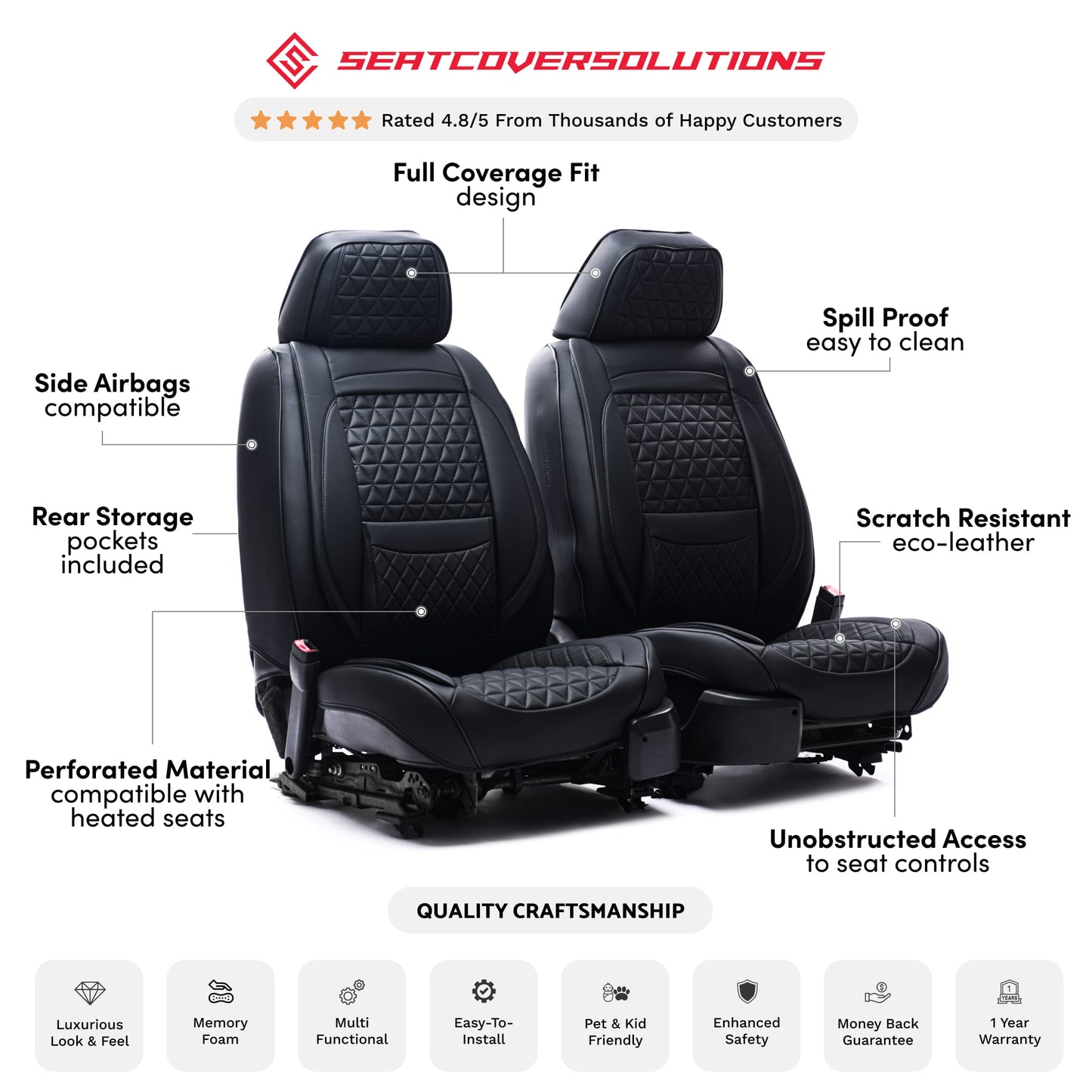 Luxury Seat Covers Kit